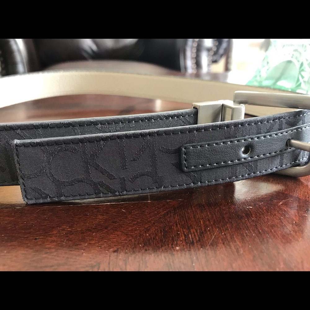 Monogram Gray Calvin Klein Women’s belt